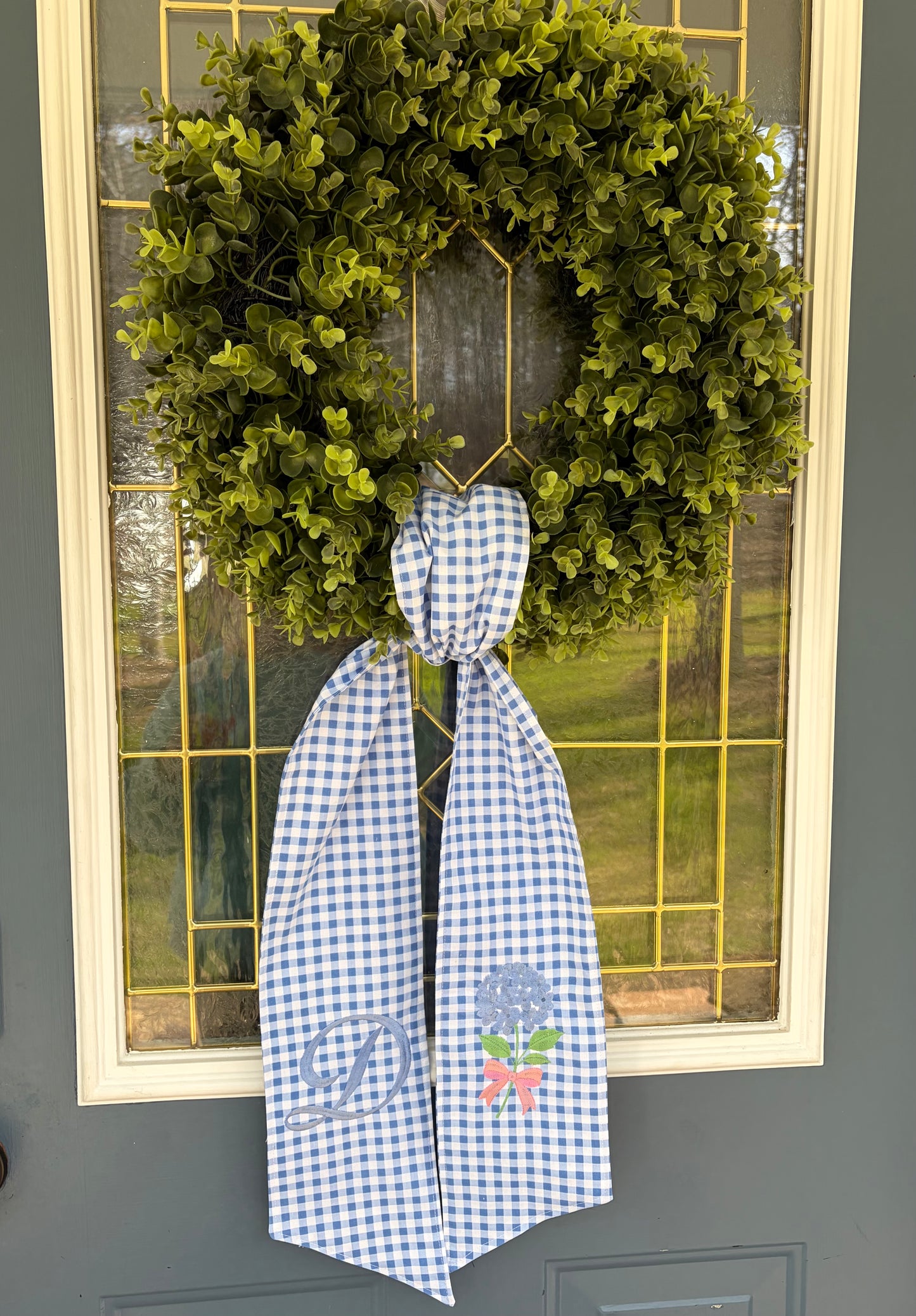 "Welcome Spring" Wreath Sash