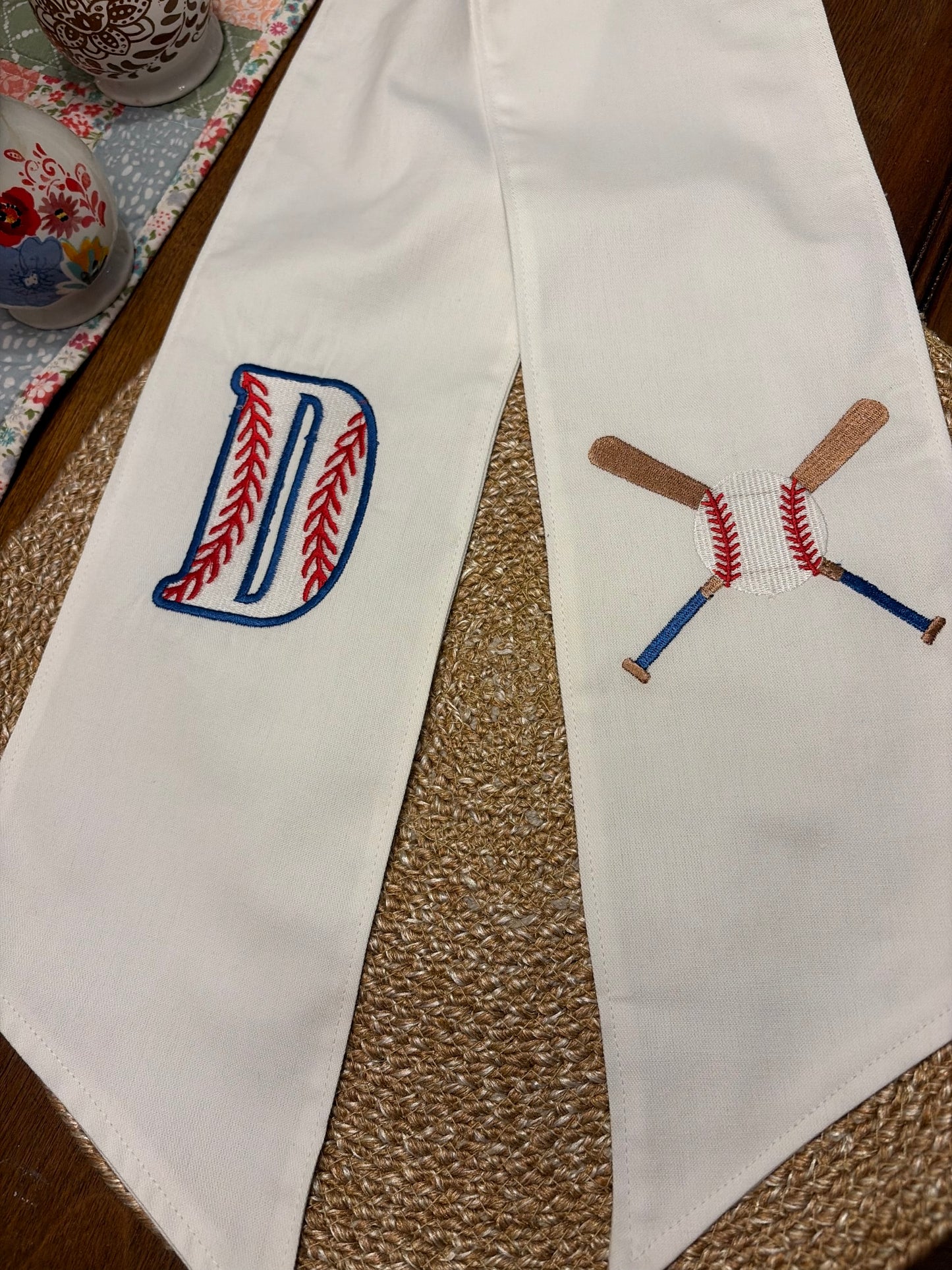 "Play Ball" Wreath Sash