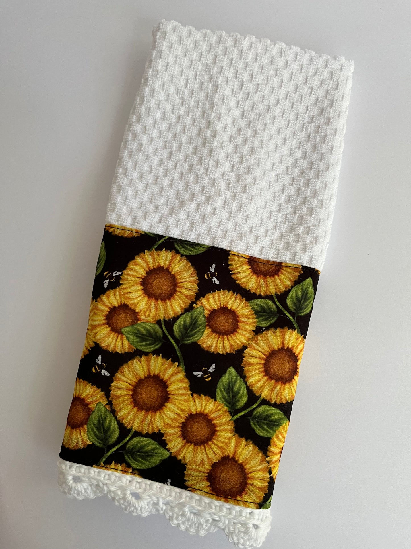 Fall Pumpkin or Sunflower Hand or Kitchen Towel